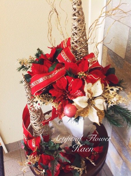 クリスマスのポインセチア 造花が人気な理由とは 手作り雑貨のセレクトショップ明石kaen